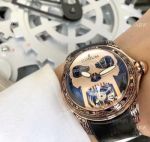 Replica Corum Bubble 47 Flying Tourbillon Watches Rose Gold Tattoo